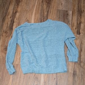 Zara Light Blue Crew Neck Sweater